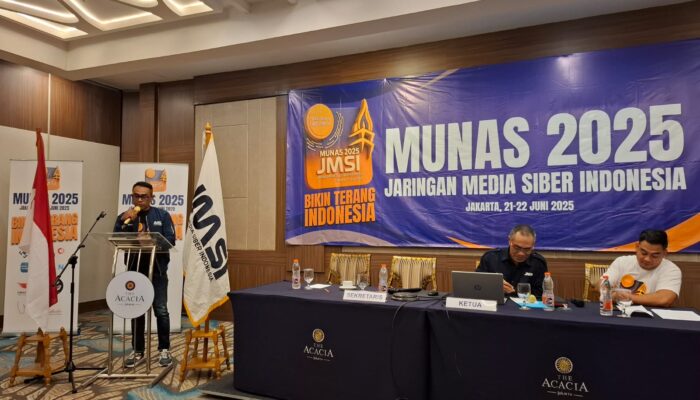Hadiri Munas II JMSI di Jakarta, Iwan Makatita: Dari Papua Tengah, Kita Bikin Terang Indonesia