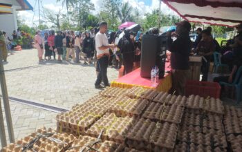 Galakan Gerakan Pangan Murah, Yulius Koga: Inflasi Tinggi, Dinas Ketahanan Pangan Mimika Dorong Konsumsi Pangan Lokal