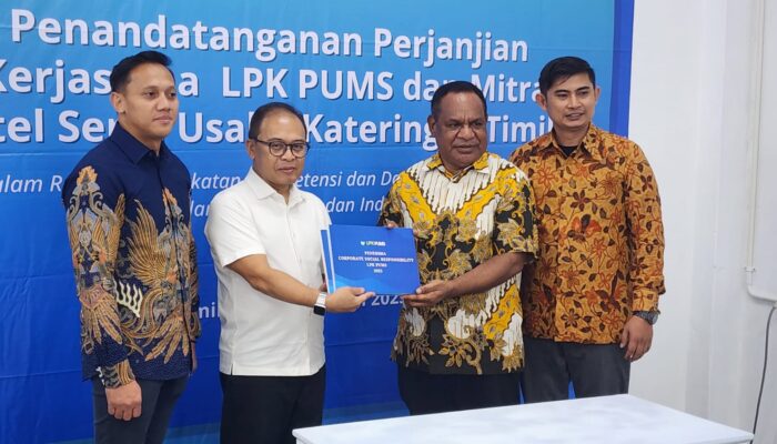 LPK PUMS Timika Jalin Kerja Sama, Tingkatkan Kompetensi Tenaga Kerja Lokal   