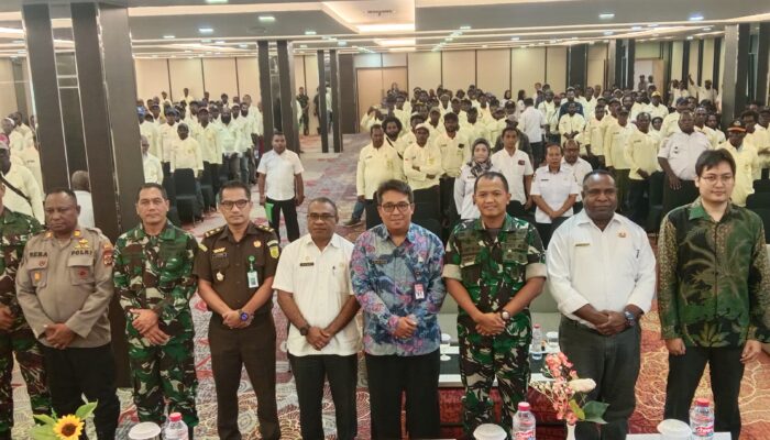 DPMK Mimika Kumpulkan Aparatur Berikan Pemahaman Tentang Tupoksi Dalam Pemkam