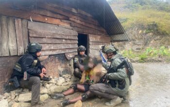 Satgas Ops Damai Cartenz Berhasil Tangkap KKB Male Telenggen di Puncak Jaya