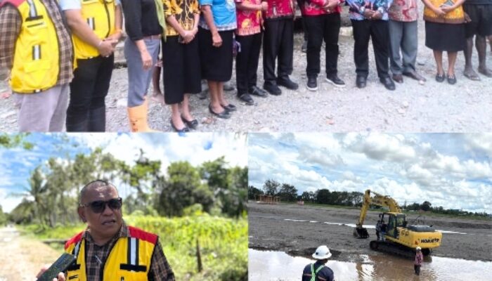 Gerak Cepat atasi penanganan Banjir, Bupati Rettob perintahkan PUPR keruk Genangan Air di Sejumlah titik