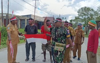 Kampung Nawaripi Siap Kibarkan 3.000 Bendera Merah Putih Sambut HUT RI ke-80