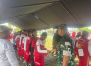 Motivasi Serta Tingkatkan Semangat Berlatih, Dandim 1710/Mimika Tinjau Latihan Anggota Paskibraka