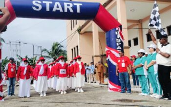Meriahkan HUT RI ke-80, 65 Regu Antusias Ikut Lomba Gerak Jalan Indah