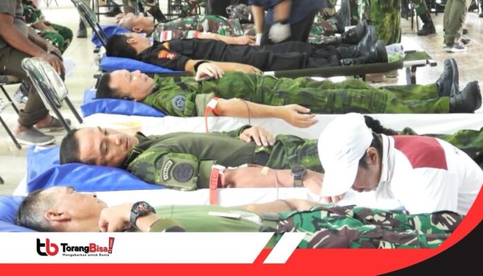 Kogabwilhan III gelar Baksos Donor Darah Peringati Hut ke-80 Ri Dan Hut Ke-6 Kogabwilhan III
