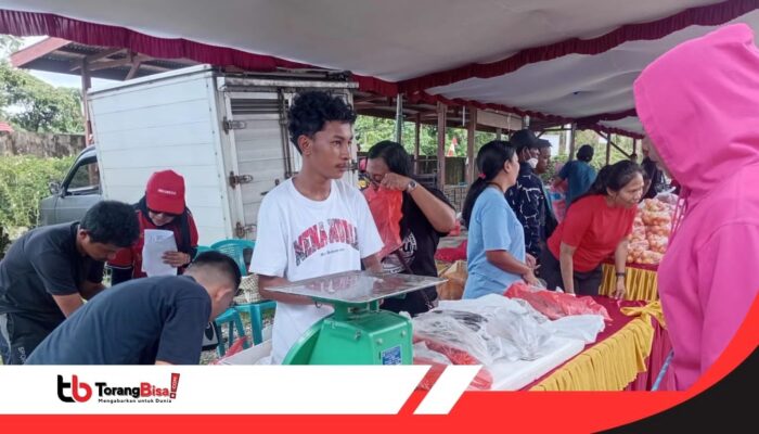 Semarak HUT ke-80 RI, Pemkab Mimika Gelar Gerakan Pangan Murah