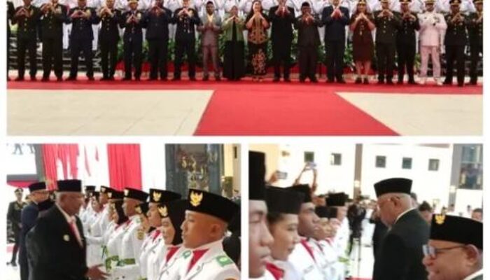 Bupati Mimika Kukuhkan Anggota Paskibra Kabupaten