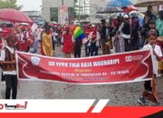Karnaval di Timika Diikuti 161 Peserta Tingkat TK Hingga SMA/SMK, Abraham Kateyau: Antusiasme Anak-anak Sangat Tinggi Walaupun Diguyur Hujan