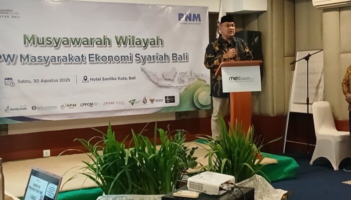 Muswil MES Bali Resmi Dibuka, Teguh Santosa Tegaskan Pentingnya Ekonomi Syariah