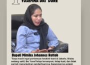Bupati Mimika Johannes Rettob Sampaikan Belasungkawa atas Wafatnya Jurnalis Yosefina Dai Dore