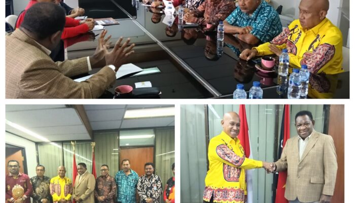 Pemkab Biak Gandeng Dubes PNG Bangun Kerjasama Penerbangan, Johan Rumkorem: Sudah Saatnya Bandara Frans Kaisiepo Buka Layanan Internasional