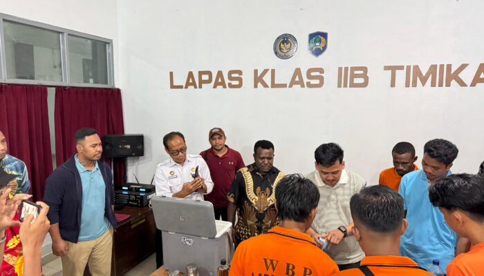 Gerak Cepat, Plt Dinas Koperasi dan UMKM, Samuel Yogi, Gelar Pelatihan Warga Binaan Lapas Kelas IIB Timika