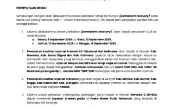 Layanan Internet Telkomsel dan IndiHome di Mimika Alami Gangguan Sementara, Berikut Jadwalnya?