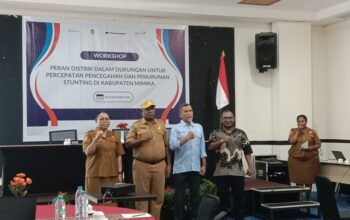 Workshop Peran Distrik dalam Percepatan Pencegahan Stunting di Mimika, Frans Kambu: Penanganan Stunting Butuh Keterlibatan Semua Pihak