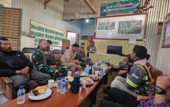 Personel Koramil Tembagapura Siaga dan Siap Bantu Proses Evakuasi Korban Longsor