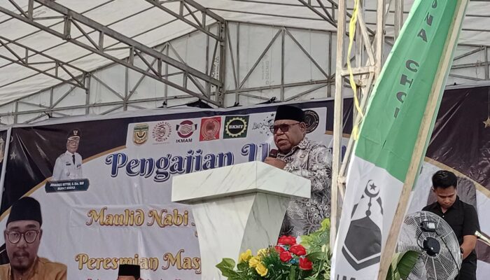 Masjid Syachona Cholil Diresmikan, Wabup Kemong Ajak Masyarakat Meneladani Akhlak Nabi Muhammad SAW