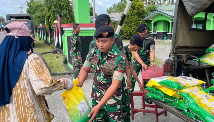 Atasi Kesulitan Warga, Denkav 3/SC Gelar Pangan Murah