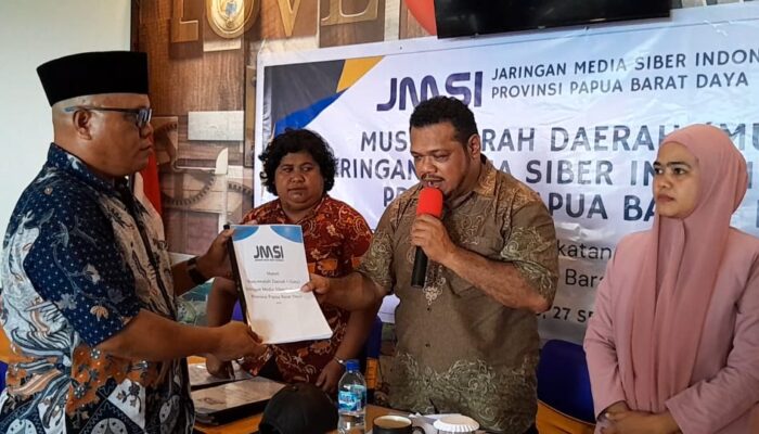 Aris Balubun Terpilih Sebagai Ketua JMSI Papua Barat Daya