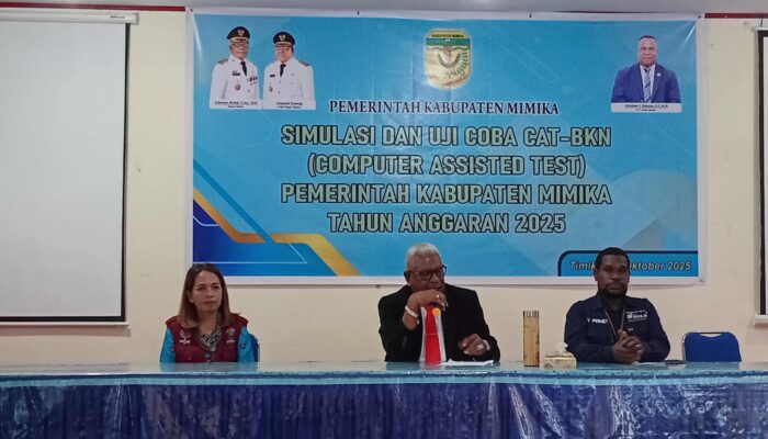 Simulasi Tes CAT Resmi Dibuka Selama Dua Hari, 648 Peserta Ikut Uji Coba – Bupati Rettob: Ikuti dengan Baik