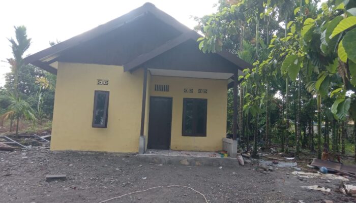 Pembangunan Rumah Layak Huni di Kampung Tioka Kencana Hampir Rampung, 9 Unit Rumah Akan Dibangun Dalam Waktu Dekat