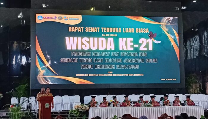 STIE JB Gelar Wisuda ke-21, Sebanyak 116 Wisudawan Wisudawati Selesaikan Pendidikan
