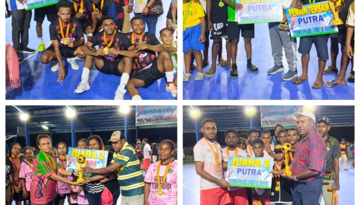 Laga Final Mempertemukan Yumassesss vs Kusme AMM Tutup Turnamen Futsal Theofani Cup II