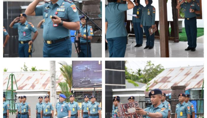 Lanal Timika Gelar Upacara Peringati Hari Sumpah Pemuda, Bergerak Berkarya Berinovasi Demi Mewujudkan Indonesia Maju