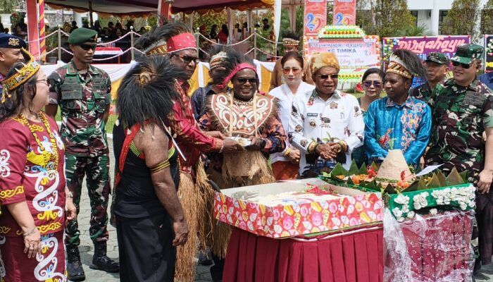 Peringatan HUT Mimika ke-29, Gubernur Meki: Tanah Kaya dan Keberagaman Jadi Kekuatan untuk Maju Bersama