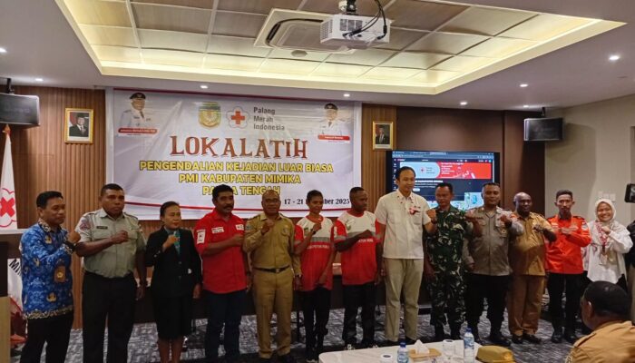 PMI Mimika Gelar Pembukaan Pelatihan Pengendalian KLB PMI, Tekankan Kesiapsiagaan dan Kolaborasi