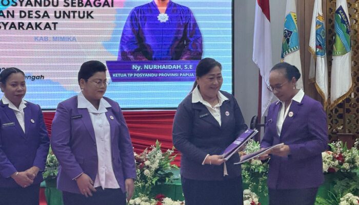 TPP Posyandu Mimika Hadiri RAKOR I TPP Posyandu Se- Provinsi Papua Tengah Tahun 2025