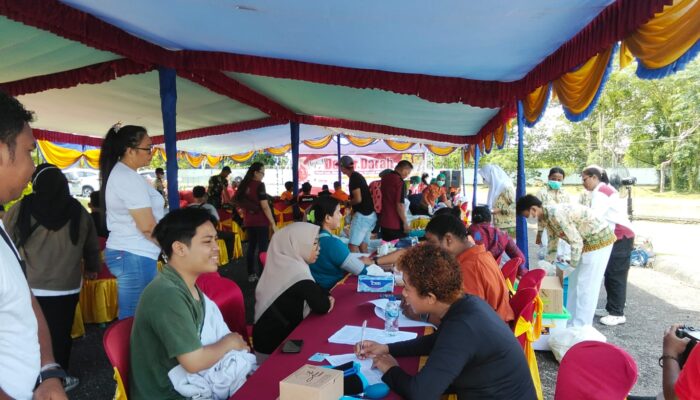 Atasi Kelangkaan Darah, FKDM Kerjasama Dengan RSUD Adakan Donor Darah