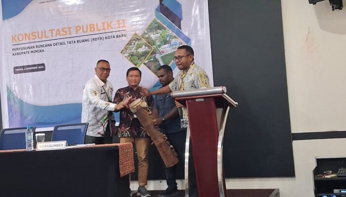 Pemkab Mimika Gelar Konsultasi Publik Penyusunan RDTR Kota Baru, Dorong Tata Ruang Berkelanjutan