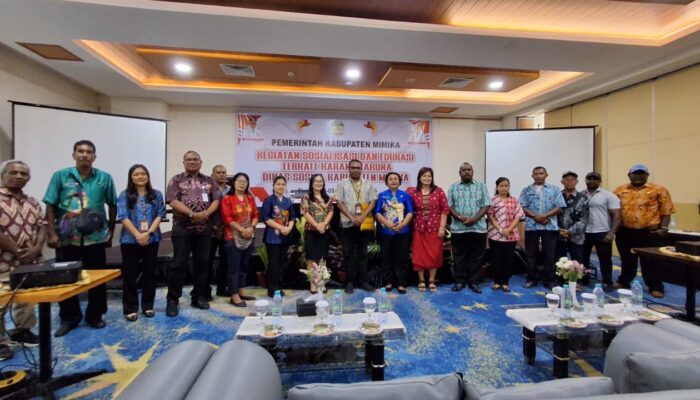 Pemkab Mimika Dorong Peran Pemuda, Dinsos Gelar Sosialisasi dan Edukasi Karang Taruna