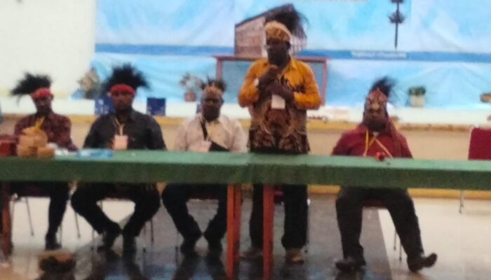 Yohanes Yance Boyau Terpilih Jadi Ketua Lembaga Masyarakat Hukum Adat Suku Kamoro