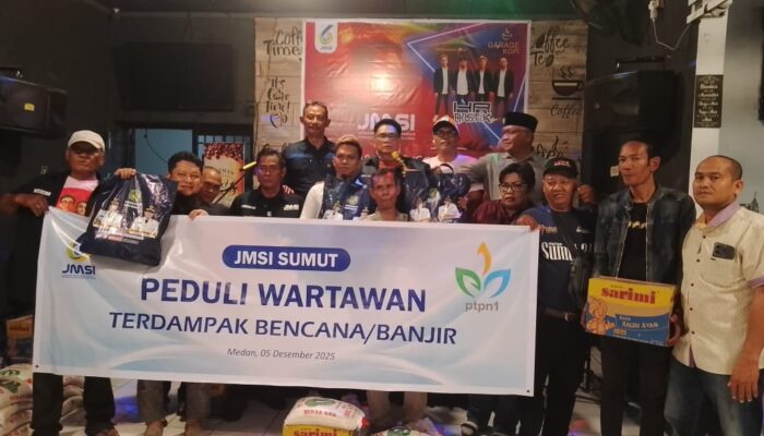 JMSI Sumut Gelar Celebration Night dan Donasi Untuk Bantuan untuk Wartawan dan Masyarakat Terdampak Bencana