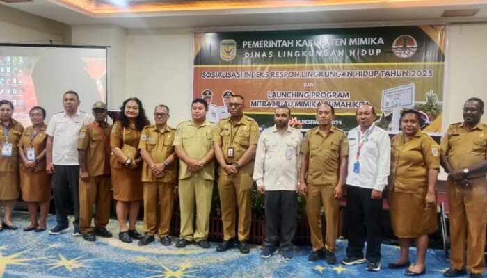 Mengukur Efektivitas Daerah Dalam Memperbaiki Kualitas Lingkungan, DLH Mimika Gelar Sosialisasi Indeksi Respon Lingkungan Hidup