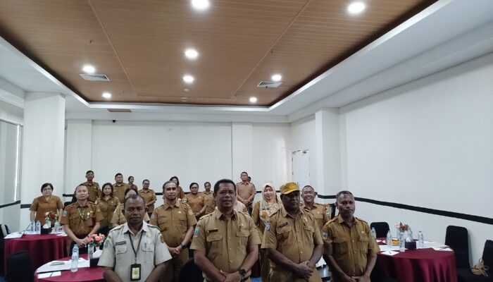 Dinkes Mimika Gelar Rakor Tim pembina BLUD, Fokus Peningkatan Kualitas Yankes