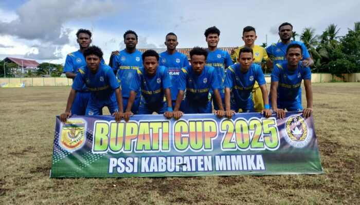 Elang FC Hancurkan Amuna FC 6-0 Tanpa Balas di Bupati Cup Mimika U-22 2025