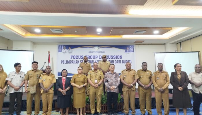 Bagian Tapem Gelar FGD, Fokus Pelimpahan Sebagian Kewenangan Bupati Kepada Kadistrik