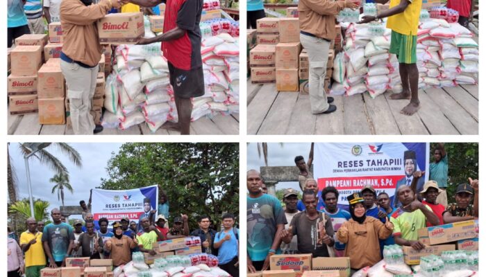 Gelar Reses Tahap III, Rampeani Rachman Kunjungi Mioko, Serap Aspirasi Warga dan Serahkan 1 Ton Beras serta Seribu Paket Bingkisan Natal Untuk Warga