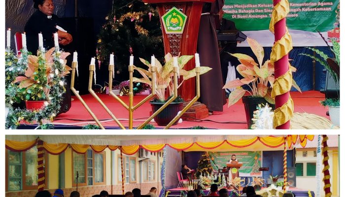Keluarga Besar Kemenag Mimika Gelar Ibadah Perayaan Natal 2025