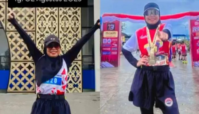 Kisah Inspiratif Single Mom Timika, Amellia Elly Tuntaskan 3.000 Km Lari dalam Setahun