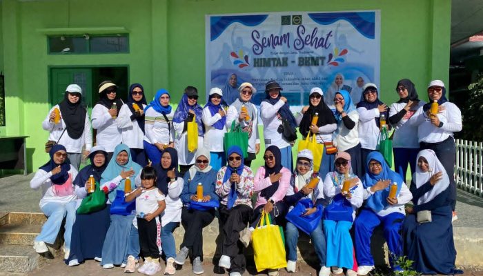HIMTAK BKMT Mimika Gelar Senam Sehat dan Bugar dengan Jamu Tradisional