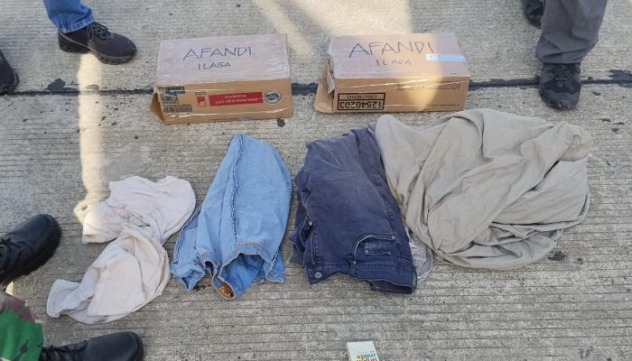 Polsek Kawasan Bandara Mozes Kilangin Timika Amankan 2 Paket Sabu Yang Akan Dikirim Ke Ilaga