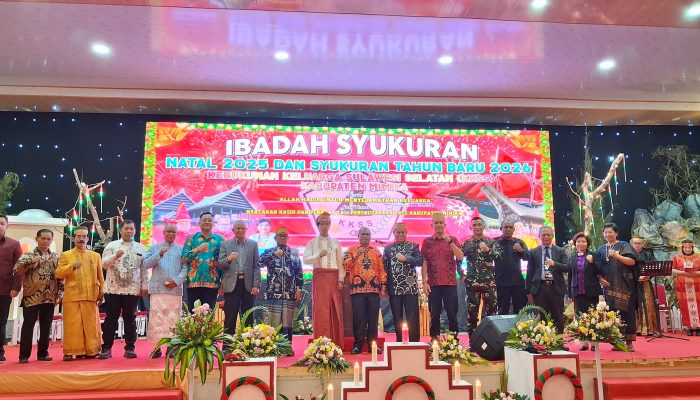 Ibadah Syukuran Natal dan Tahun Baru, KKSS Mimika Perkuat Toleransi dan Kebersamaan