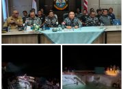 Dihantam Gelombang Tinggi dan Tenggelam, KRI Banjarmasin 592 dan Lanal Timika Evakuasi 12 ABK Putra Kwantan Disaat Cuaca Buruk