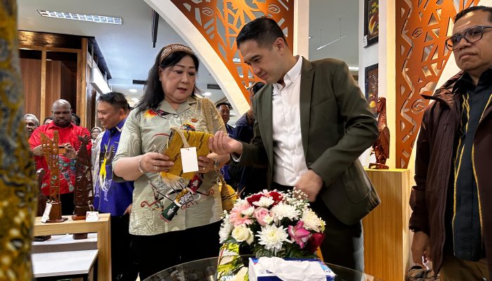 Launching Teras Mimika di SMESCO, Dekranasda Jadi Ujung Tombak Pengembangan Kerajinan Lokal