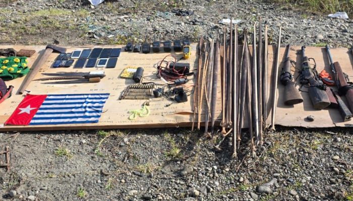 Satgas Koops TNI Habema Rebut Markas Utama OPM Kodap XVI Yahukimo