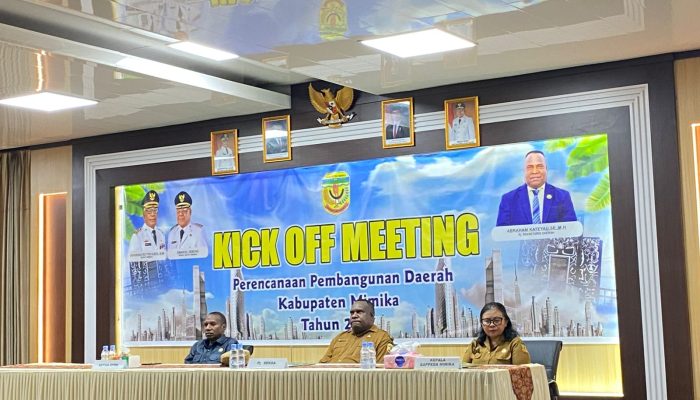 PJ Sekda Mimika Buka Kick Off Meeting Penyusunan RKPD 2027
